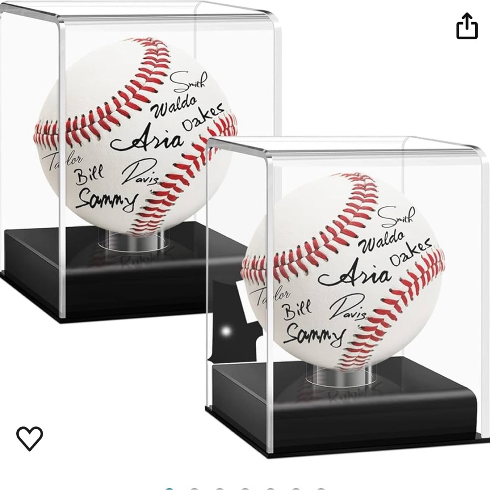 New! Baseball display boxes